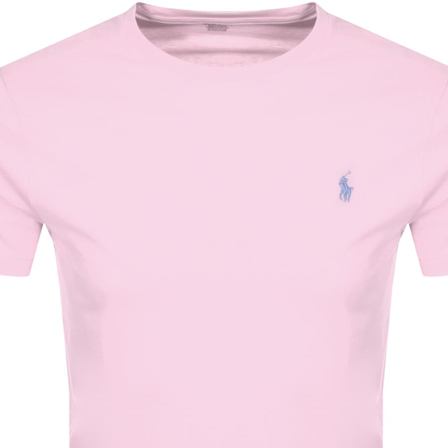 Alternative Image for ProductRalph Lauren Crew Neck Slim Fit T Shirt Pink2